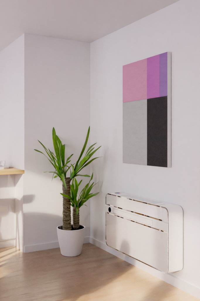 ClimaPuro climatizzatore senza unità esterna installato in un ambiente domestico in Canton Ticino