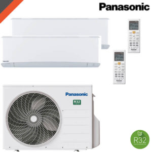 Climatizzatore Panasonic Etherea split con unità interna ed esterna R32 – catalogo climatizzazione Panasonic Ticino